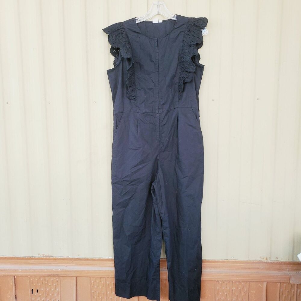 Gap Black Jumpsuit Size 6 Petite Missing Belt